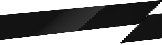 Mexen Orio предна част за корпус на шкафче за баня 140 x 20 см, черен гланц - 91A10-1400-235-1-70