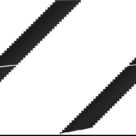 Mexen Orio предна част за корпус на шкаф за баня 35 x 80 см (2 бр.), черен мат - 91A11-1600-300-2-71