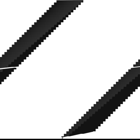 Mexen Orio фронт за корпус на шкаф за баня 35 x 80 см (2 бр.), черен гланц - 91A11-1600-300-2-70