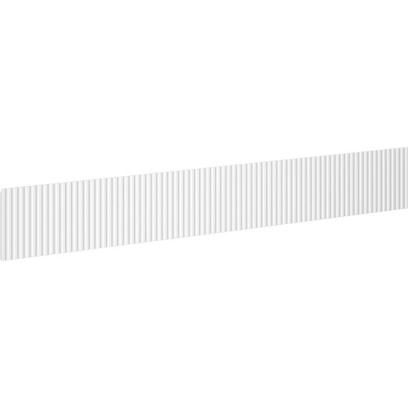 Mexen Rivel преден панел рифелован за корпус на шкаф за баня 140 x 20 см, бял мат - 91A20-1400-235-1-01