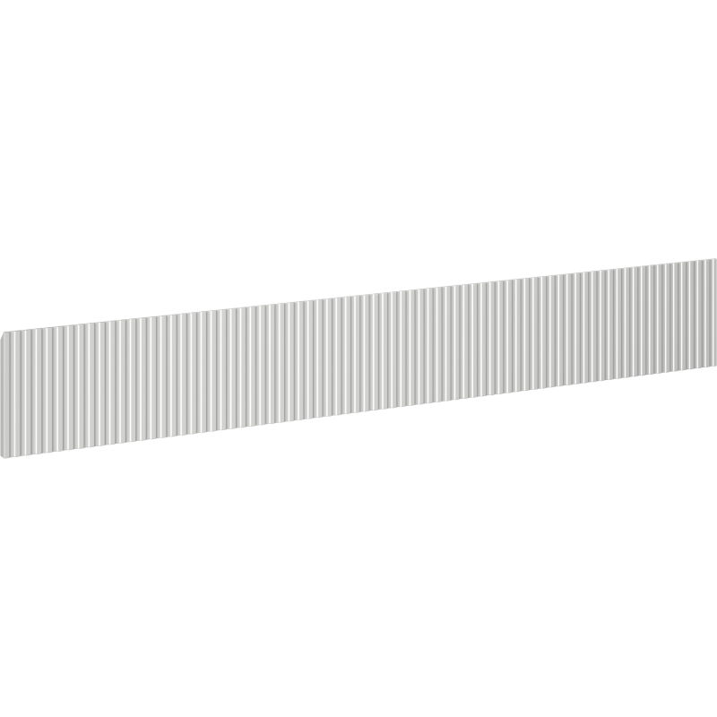 Mexen Rivel предна рифлована част за корпус на шкаф за баня 140 x 20 см, сив мат - 91A20-1400-235-1-62