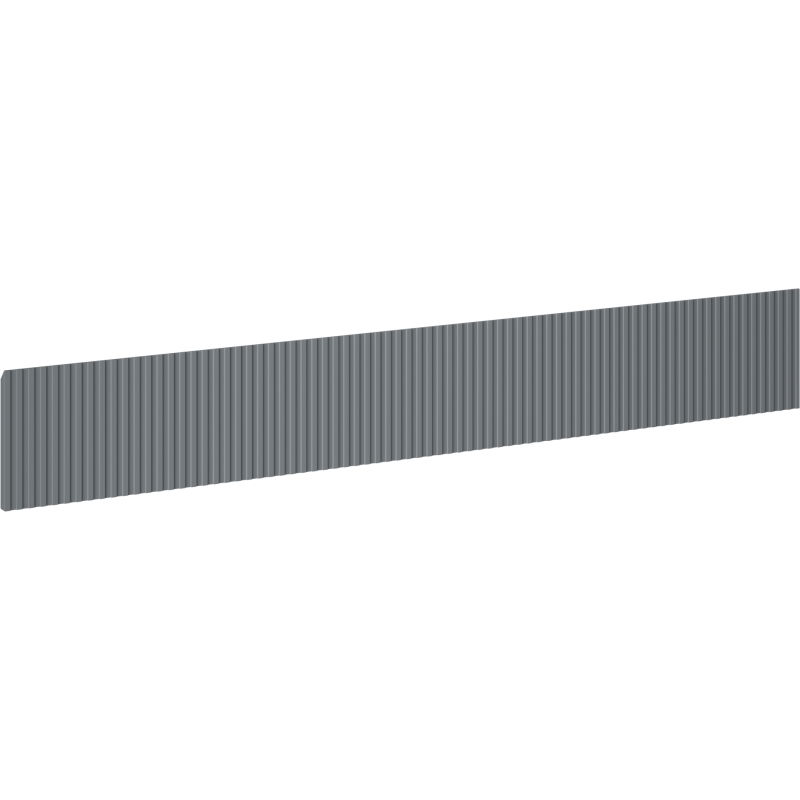 Mexen Rivel предна панел ryflowany за шкафче за баня 120 x 20 см, графит мат - 91A20-1200-235-1-66