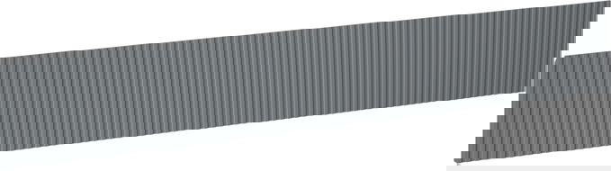 Mexen Rivel предна панел ryflowany за шкафче за баня 120 x 20 см, графит мат - 91A20-1200-235-1-66