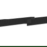Mexen Rivel чело ryflowany за корпуса на шкаф за баня 120 x 20 см, черен мат - 91A20-1200-235-1-71