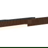 Mexen Rivel предно рифлено за корпус на шкаф за баня 140 x 20 см, орех - 91A20-1400-235-1-86