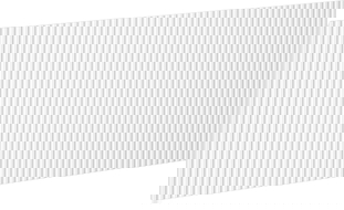 Mexen Rivel фронт с оребрение за корпус на шкаф за баня 90 x 43,5 см, бял мат