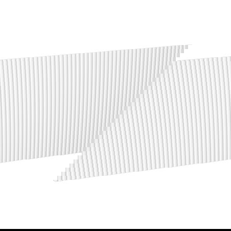 Mexen Rivel преден панел с канали за корпуса на банен шкаф 120 x 43,5 cm, бял мат - 91A20-1200-470-1-01