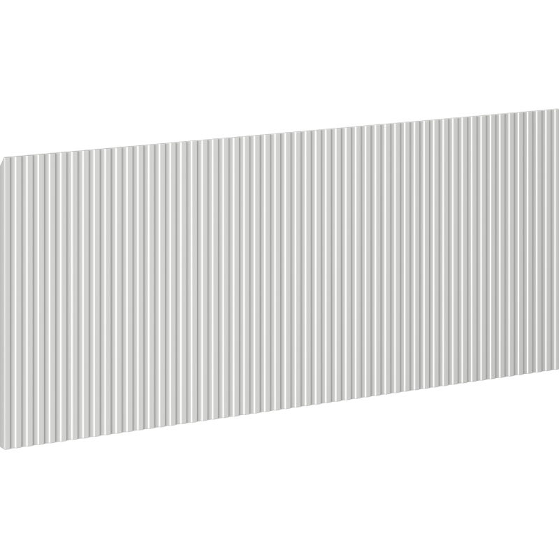 Mexen Rivel предна рифелова за корпус на шкафче за баня 120 x 43,5 cm, сив мат - 91A20-1200-470-1-62
