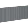 Mexen Rivel фронт рифлован за корпус шкаф за баня 120 x 43,5 cm, графит мат - 91A20-1200-470-1-66