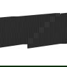 Mexen Rivel преден панел рифелован за корпус на шкаф за баня 80 x 43,5 см, черен мат - 91A20-0800-470-1-71