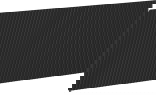 Mexen Rivel преден панел рифелован за корпус на шкаф за баня 80 x 43,5 см, черен мат - 91A20-0800-470-1-71