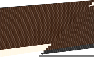 Mexen Rivel предна с рифление за корпус на шкаф за баня 100 x 43,5 см, орех - 91A20-1000-470-1-86