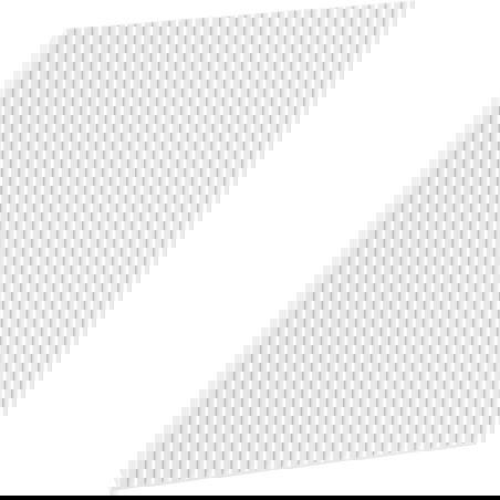 Mexen Rivel предна панел ryflowany за корпус на шкаф за баня 40 x 43,5 cm, бял мат - 91A21-0400-470-1-01