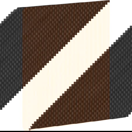 Mexen Rivel преден панел рифтован за корпус на шкаф за баня 45 x 43,5 см, орех - 91A21-0450-470-1-86