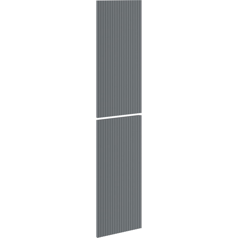 Mexen Rivel рифловани врати за корпус на баня 35 x 80 см (2 бр.), графит мат