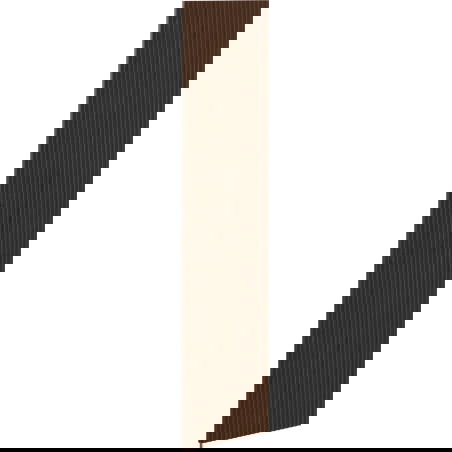 Mexen Rivel релефен преден панел за шкаф за баня 35 x 160 см (1 бр.), орех - 91A21-1600-300-1-86