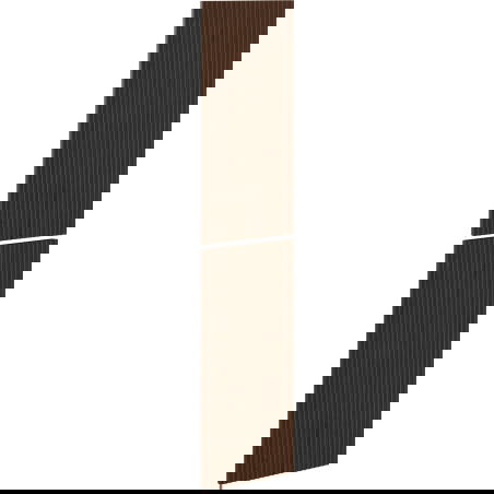 Mexen Rivel оребрен фронт за шкаф за баня 35 x 80 см (2 бр.), орех - 91A21-1600-300-2-86