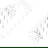 Mexen Velar L плъзгаща се душ стена Walk-in 100 x 200 cm, графит 8 mm, хром - 871-100-003-43-01