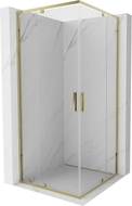 Mexen Exo-R Duo Квадратна душ кабина с отваряща се врата 70 x 70 см, прозрачна,