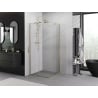 Mexen Exo квадратна душ кабина с отваряне 70 x 70 cm, прозрачна, златна - 8110-070-070-50-00