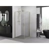 Квадратна душ кабина Mexen Exo 90 x 90 см, прозрачна, златиста - 8110-090-090-50-00