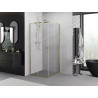 Mexen Exo-S Duo квадратна душ кабина с плъзгащи врати 80 x 80 см, прозрачна,