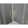 Mexen Exo-S Duo квадратна душ кабина с плъзгащи врати 80 x 80 см, прозрачна,