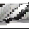 Mexen Exo полукръгла душ кабина плъзгаща се 80 x 80 cm, прозрачна, златна - 8131-080-080-50-00