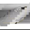 Mexen Exo полукръгла плъзгаща душ кабина 100 x 80 см, прозрачна, златна - 8131-100-080-50-00