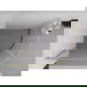 Mexen Exo полукръгла душ кабина плъзгаща 120 x 90 cm, прозрачна, златна - 8132-120-090-50-00