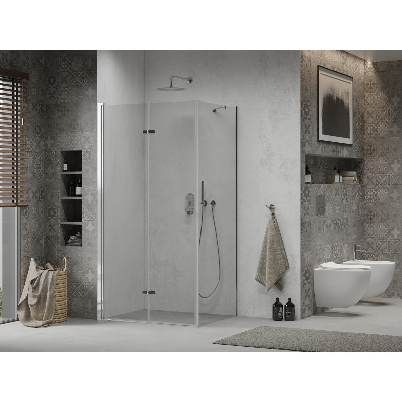 Mexen Lima сгъваем душ кабинa 85 x 100 см, прозрачнa, хром - 856-085-100-01-00