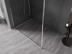 Mexen Kioto-F стена за душ Walk-in с рамка 135 x 202 см, прозрачно 8 мм, хром - 800-135-104-01-00