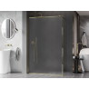 Mexen Kioto-F душ панел Walk-in с рамка 120 x 202 см, матов 8 мм, злато - 800-120-104-50-30