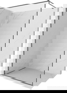 Mexen Kioto-F душ стена Walk-in с рамка 90 x 202 см, прозрачен 8 мм, тъмен метал - 800-090-104-95-00