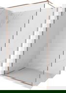 Mexen Kioto-F душ кабина Walk-in с рамка 90 x 202 см, прозрачна 8 мм, матирана мед - 800-090-104-65-00