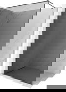 Mexen Kioto-F душ преграда Walk-in с рамка 100 x 202 см, графит 8 мм, gun metal - 800-100-104-95-40