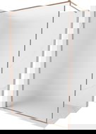 Mexen Kioto-F Душ кабина Walk-in с рамка 110 x 202 см, мат 8 mm, матова мед - 800-110-104-65-30