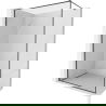 Mexen Kioto-F, душ преграда Walk-in с рамка 50 x 202 cm, прозрачно 8 mm, четка сиво оръжие - 800-050-104-66-00