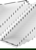 Mexen Kioto-F душ параван Walk-in с рамка 90 x 202 см, матирано 8 мм, черен - 800-090-104-70-30