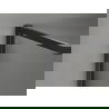 Mexen Kioto-F стена за душ Walk-in с рамка 90 x 202 см, матирано 8 mm, черно - 800-090-104-70-30