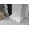 Mexen Lima сгъваема душ кабина 90 x 110 см, графит, хром + корито Flat, бял