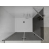 Mexen Lima сгъваема душ кабина 90 x 110 см, графит, хром + корито Flat, бял