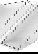 Mexen Kioto-F душ стена Walk-in с рамка 110 x 202 см, матирано 8 мм, четкано в цвят gun gray - 800-110-104-66-30