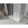 Mexen Lima сгъваема душ кабина 90 x 120 см, графит, хром + поддушово корито Flat,