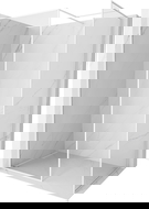 Mexen Kioto-F душ стена Walk-in с рамка 150 x 110 см, прозрачен 8 мм, бял - 800-150-202-04-20-110