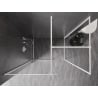 Mexen Kioto-F душ стена Walk-in с рамка 115 x 110 cm, прозрачно 8 mm, бяло - 800-115-202-04-20-110