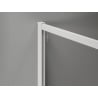 Mexen Kioto-F стена за душ Walk-in с рамка 170 x 120 cm, прозрачно 8 mm, бяло - 800-170-202-04-20-120