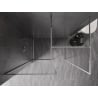 Mexen Kioto-F душ кабина Walk-in с рамка 135 x 70 cm, прозрачен 8 mm, хром - 800-135-202-04-00-070