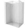 Mexen Киото-F душ преграда Walk-in с рамка 130 x 70 cm, прозрачно 8 mm, четка никел - 800-130-202-04-97-070