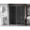 Mexen Kioto-F душ параван Walk-in с рамка 85 x 70 см, прозрачен 8 мм, хром